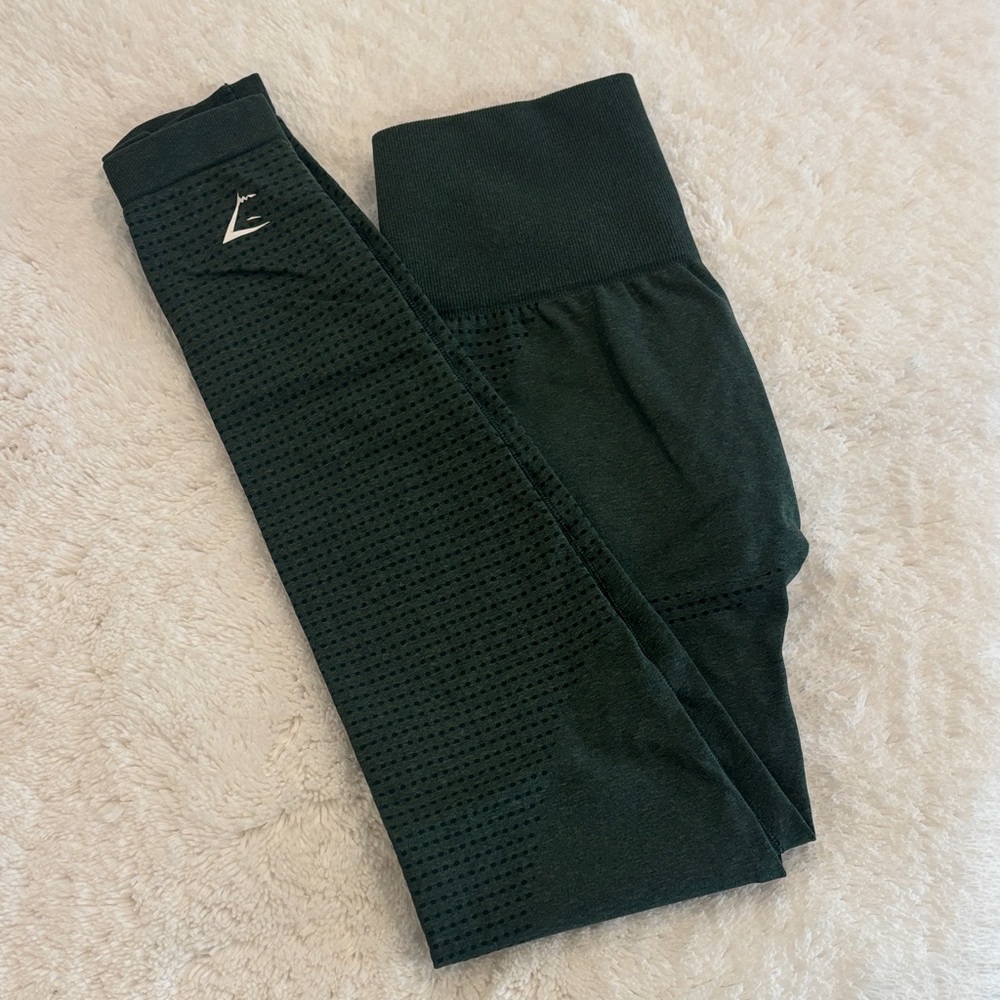 Gymshark Kids Dark Green Leggings